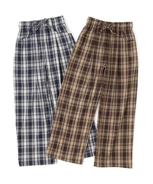 LOVETOXIC（ラブトキシック）の「サマ見えイージーチェックプルオンパンツ（その他パンツ・キッズ・ブラウン/ネイビー・L:160cm/M:150cm/S:140cm/130cm）」の7枚目の写真