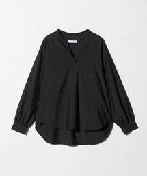 1er Arrondissement エンブロイダリーブラウス　ブラック エンブロイダリーブラウス】｜1er Arrondissement（プルミエ