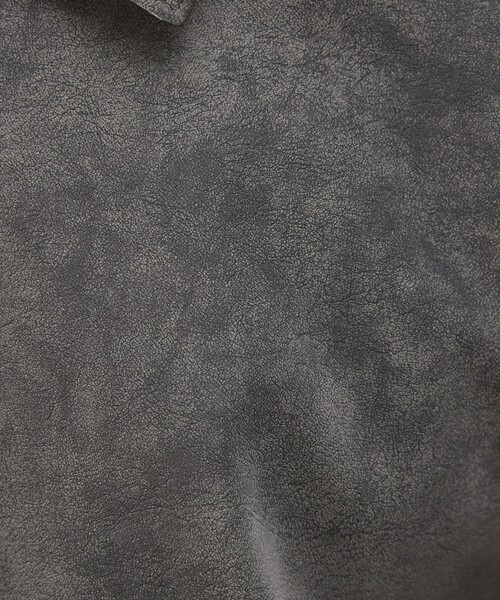 ABAHOUSE GRAY（アバハウスグレイ）の「【ネオレザー】ヴィンテージライク ジップブルゾン（ブルゾン・メンズ・ブラウン/グレー/ブラック・46/48/50）」の21枚目の写真