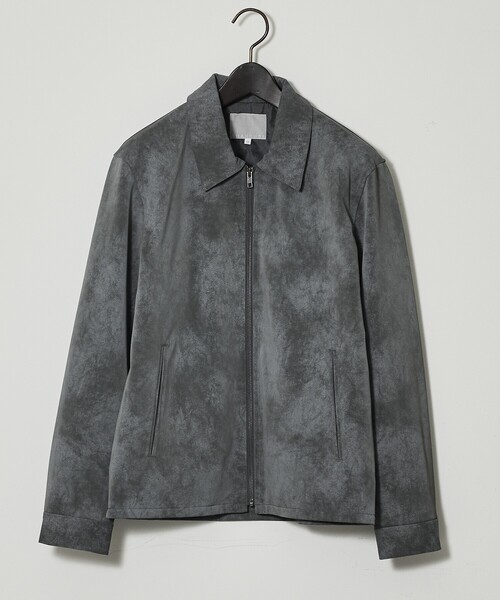 ABAHOUSE GRAY（アバハウスグレイ）の「【ネオレザー】ヴィンテージライク ジップブルゾン（ブルゾン・メンズ・ブラウン/グレー/ブラック・46/48/50）」の13枚目の写真