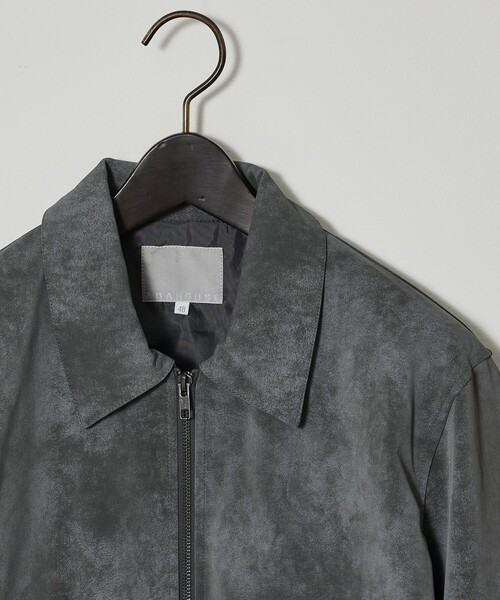 ABAHOUSE GRAY（アバハウスグレイ）の「【ネオレザー】ヴィンテージライク ジップブルゾン（ブルゾン・メンズ・ブラウン/グレー/ブラック・46/48/50）」の14枚目の写真