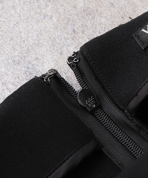 VERMEIL par iena（ヴェルメイユパーイエナ）の「ジャージボンディングフレアスカート（スカート・レディース・ブラック・38/36）」の12枚目の写真