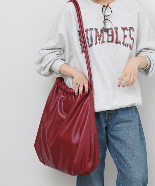 BRIE LEON（ブリーレオン）の「【BRIE LEON/ブリーレオン】 Alma XL（ショルダーバッグ・レディース・ブラック/レッド・FREE）」の2枚目の写真