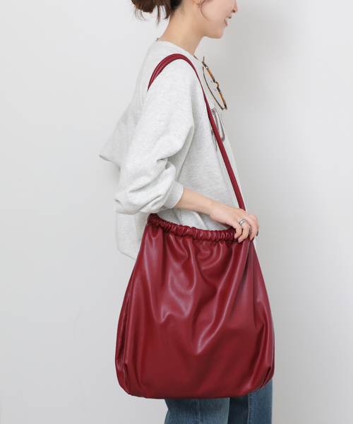 BRIE LEON（ブリーレオン）の「【BRIE LEON/ブリーレオン】 Alma XL（ショルダーバッグ・レディース・ブラック/レッド・FREE）」の10枚目の写真