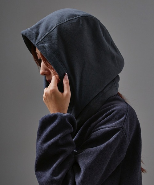WILD THINGS(ワイルドシングス)の「WILD THINGS/ワイルドシングス POLARTEC STORM HOODIE ポーラテック ストームフーディ バラクラバ(ネックウォーマー/スヌード・メンズ・グリーン/ブラック/グレー・FREE)」の3枚目の写真