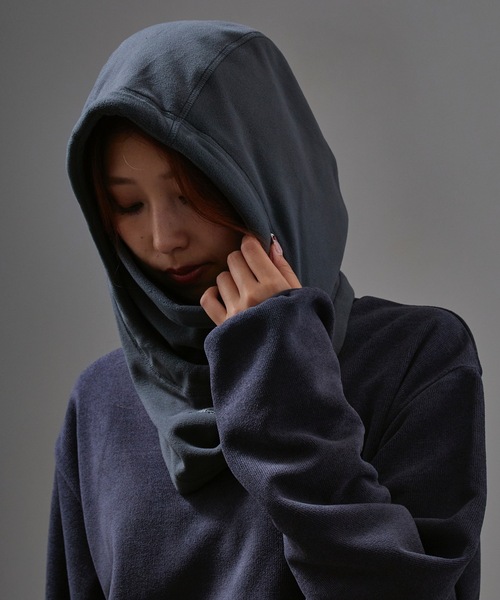 WILD THINGS(ワイルドシングス)の「WILD THINGS/ワイルドシングス POLARTEC STORM HOODIE ポーラテック ストームフーディ バラクラバ(ネックウォーマー/スヌード・メンズ・グリーン/ブラック/グレー・FREE)」の6枚目の写真