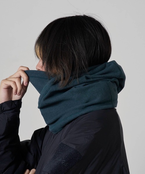 WILD THINGS(ワイルドシングス)の「WILD THINGS/ワイルドシングス POLARTEC STORM HOODIE ポーラテック ストームフーディ バラクラバ(ネックウォーマー/スヌード・メンズ・グリーン/ブラック/グレー・FREE)」の10枚目の写真