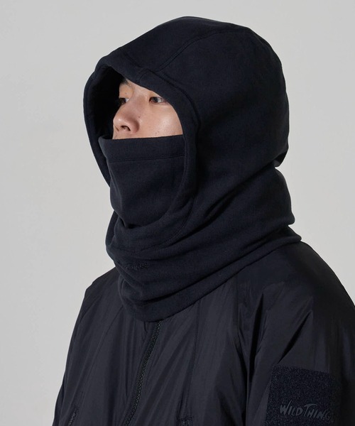 WILD THINGS(ワイルドシングス)の「WILD THINGS/ワイルドシングス POLARTEC STORM HOODIE ポーラテック ストームフーディ バラクラバ(ネックウォーマー/スヌード・メンズ・グリーン/ブラック/グレー・FREE)」の4枚目の写真