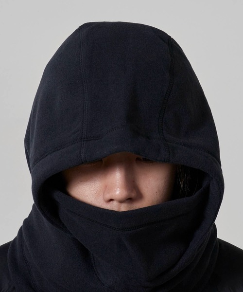 WILD THINGS(ワイルドシングス)の「WILD THINGS/ワイルドシングス POLARTEC STORM HOODIE ポーラテック ストームフーディ バラクラバ(ネックウォーマー/スヌード・メンズ・グリーン/ブラック/グレー・FREE)」の11枚目の写真