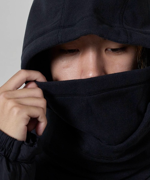 WILD THINGS(ワイルドシングス)の「WILD THINGS/ワイルドシングス POLARTEC STORM HOODIE ポーラテック ストームフーディ バラクラバ(ネックウォーマー/スヌード・メンズ・グリーン/ブラック/グレー・FREE)」の12枚目の写真