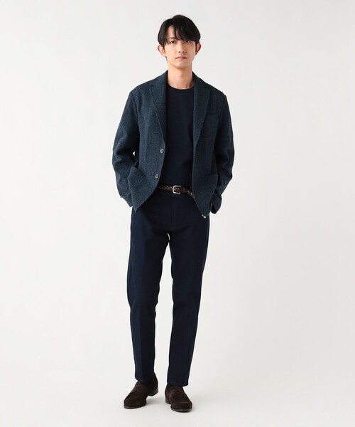 BEAMS HEART（ビームスハート）の「メランジニット ジャケット（テーラードジャケット・メンズ・サックスブルー/グレー/ネイビー・MEDIUM/SMALL/LARGE/X-LARGE）」の20枚目の写真
