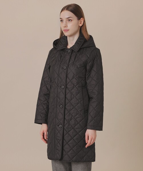 MACKINTOSH LONDON(マッキントッシュ ロンドン)の「キルティングタフタフーデッドコート(その他アウター・レディース・ネイビー/ブラック・36/40/38)」の7枚目の写真