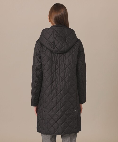 セール】キルティングタフタフーデットコート（その他アウター