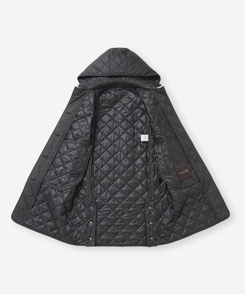 MACKINTOSH LONDON(マッキントッシュ ロンドン)の「キルティングタフタフーデッドコート(その他アウター・レディース・ネイビー/ブラック・36/40/38)」の13枚目の写真