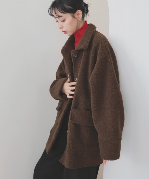 ボアムートンステンカラーコート（ムートンコート）｜LIAN（リアン）の