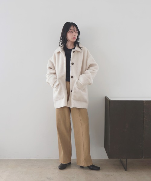 ボアムートンステンカラーコート（ムートンコート）｜LIAN（リアン）の