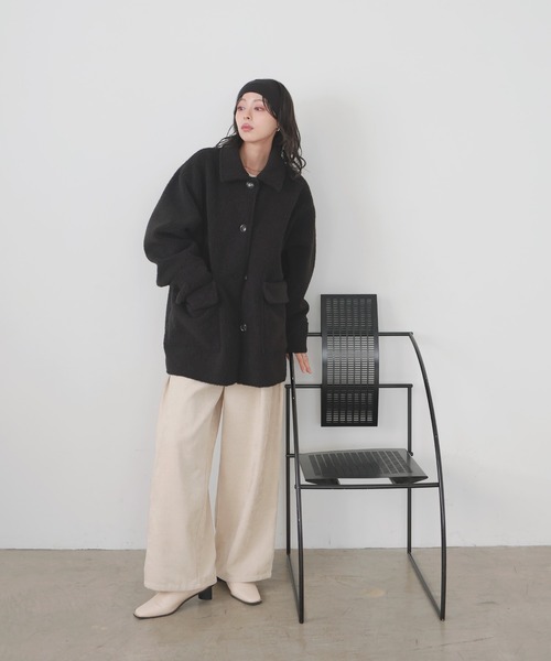 ✨️大きいサイズ✨️リアルムートンコート　190/108A　锦迪雨宸 ボアムートンステンカラーコート（ムートンコート）｜LIAN（リアン）の