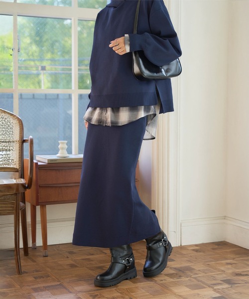 セール】スポンディッシュニットタイトスカート（スカート）｜KOBE