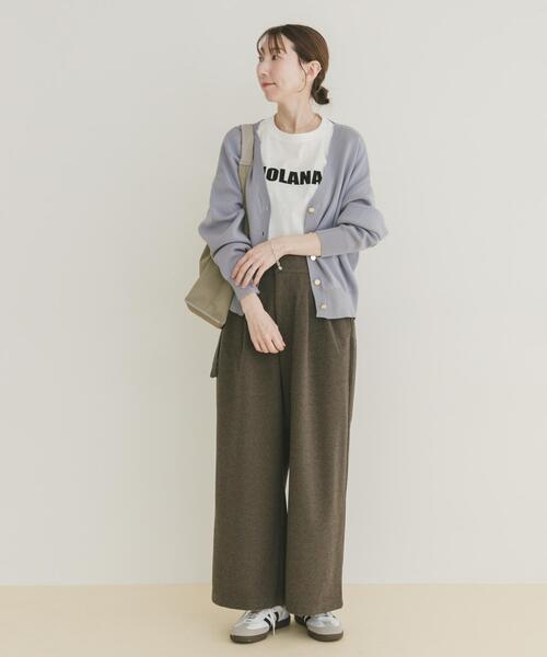 ITEMS URBANRESEARCH（アイテムズ アーバンリサーチ）の「アシメベルトデザインパンツ（その他パンツ・レディース・ブラック/ブラウン・MEDIUM/SMALL）」の20枚目の写真