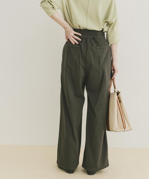 ITEMS URBANRESEARCH（アイテムズ アーバンリサーチ）の「アシメベルトデザインパンツ（その他パンツ・レディース・ブラック/ブラウン・MEDIUM/SMALL）」の10枚目の写真