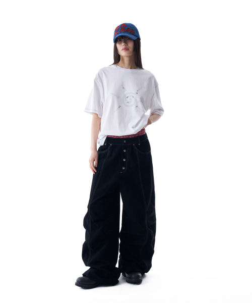 AAKAM(アーカム)の「膝ピンタックスタッズコットンパンツ(ブラック)(その他パンツ・レディース・その他・1/2)」の16枚目の写真