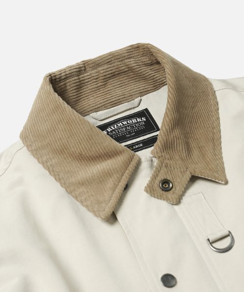 FRIZMWORKS(フリズムワークス)の「HERITAGE HUNTING JACKET 002 _ CREAM(ミリタリージャケット・メンズ・その他・MEDIUM/LARGE/X-LARGE/SMALL)」の4枚目の写真