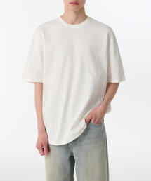 MUSINSA STANDARD（ムシンサスタンダード）の「Relaxed OE Crew Neck T-Shirt [Cream]（Tシャツ/カットソー・メンズ）」