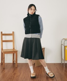 MERLOT（メルロー）の「ウールタッチプリーツミディスカート（スカート・レディース）」