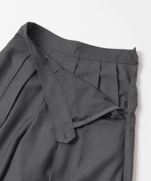 SENSE OF PLACE by URBAN RESEARCH(センスオブプレイスバイアーバンリサーチ)の「ハカマタックパンツ(その他パンツ・レディース・チャコールグレー/ベージュ・SMALL/MEDIUM)」の10枚目の写真