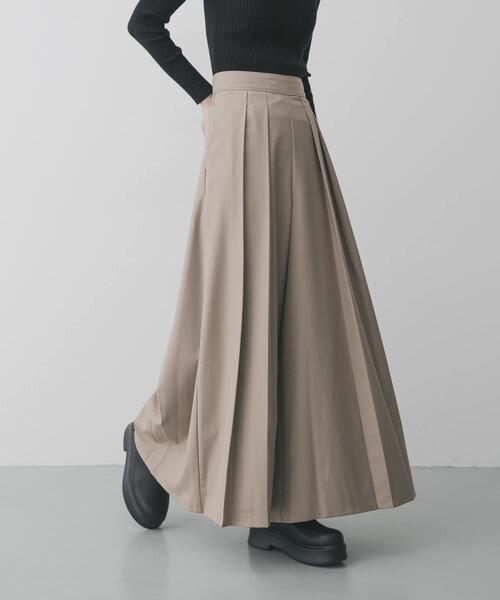 SENSE OF PLACE by URBAN RESEARCH(センスオブプレイスバイアーバンリサーチ)の「ハカマタックパンツ(その他パンツ・レディース・チャコールグレー/ベージュ・SMALL/MEDIUM)」の16枚目の写真