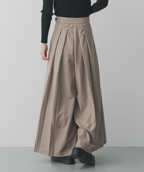 SENSE OF PLACE by URBAN RESEARCH(センスオブプレイスバイアーバンリサーチ)の「ハカマタックパンツ(その他パンツ・レディース・チャコールグレー/ベージュ・SMALL/MEDIUM)」の17枚目の写真