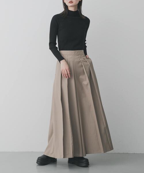 SENSE OF PLACE by URBAN RESEARCH(センスオブプレイスバイアーバンリサーチ)の「ハカマタックパンツ(その他パンツ・レディース・チャコールグレー/ベージュ・SMALL/MEDIUM)」の18枚目の写真