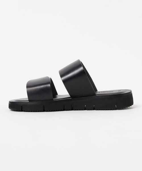 BEAMS F(ビームスエフ)の「Mario Doni / ANGELLI レザー ダブルリング ストラップ サンダル(サンダル・メンズ・ブラック・44/43/42/41/40/39)」の4枚目の写真