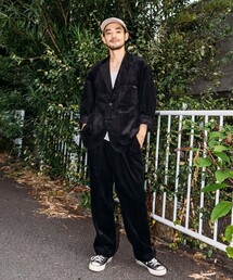 RED KAP（レッドキャップ）の「RED KAP/レッドキャップ 別注 SMU KP-10 CORDUROY JACKET & PT-38 2TUCK CORDUROY WIDE PANTS SETUP/セットアップ【限定展開】（セットアップ）」