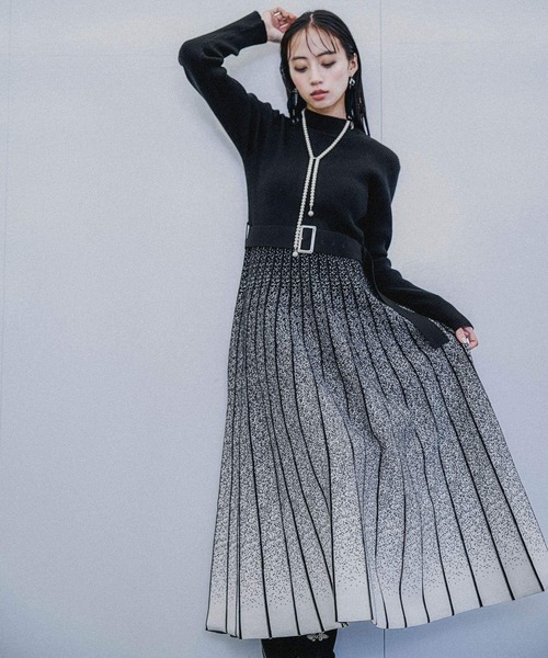 グラデプリーツニットワンピース(HARE)（ワンピース）｜HARE（ハレ）の