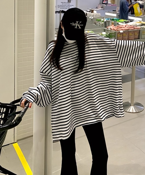 yuue' ( wear )(ユーイ)の「リブフレアパンツ/美脚リブレギンス(その他パンツ・レディース・ブラック/グレー・FREE)」の15枚目の写真
