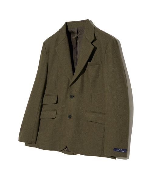 YALE(イェール)の「ヘリテージウールブレザー_ヘリンボーンブラウン(テーラードジャケット・レディース・その他・X-LARGE/MEDIUM/LARGE)」の2枚目の写真