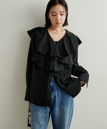 Omekashi | ピグメントライクフリルシャツ(シャツ/ブラウス)