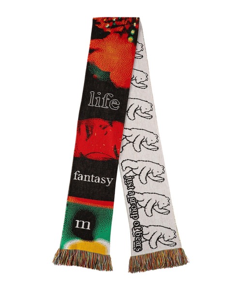 MONTMARTRE NEW YORK(モンマルトルニューヨーク)の「【Montmartre New York/モンマルトルニューヨーク】 Shirokuma san Scarf(マフラー・メンズ・ホワイト系その他・FREE)」の1枚目の写真