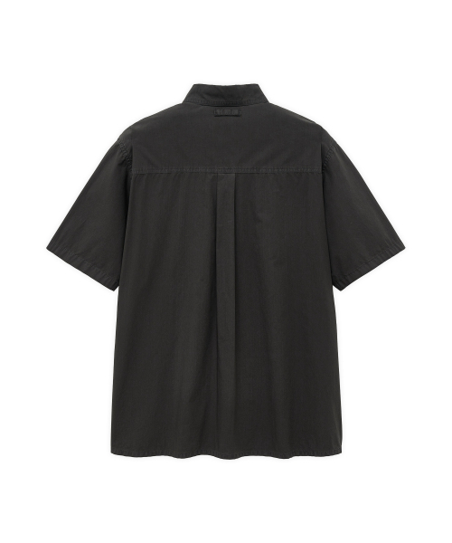 DRAW FIT（ドローフィット）の「アクマンコットン ダイイングハーフワークシャツ [D.CHARCOAL]（シャツ/ブラウス・メンズ・その他・LARGE/X-LARGE/MEDIUM）」の4枚目の写真