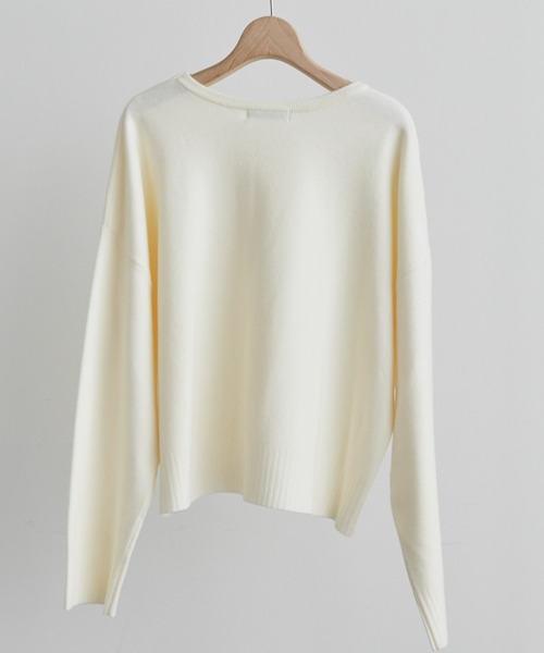 ANAYI フード付き　アイボリー　オフホワイト　ウール　毛　ニットセーター ANAYIのニット・セーター | レディース | 三越伊勢丹オンラインストア