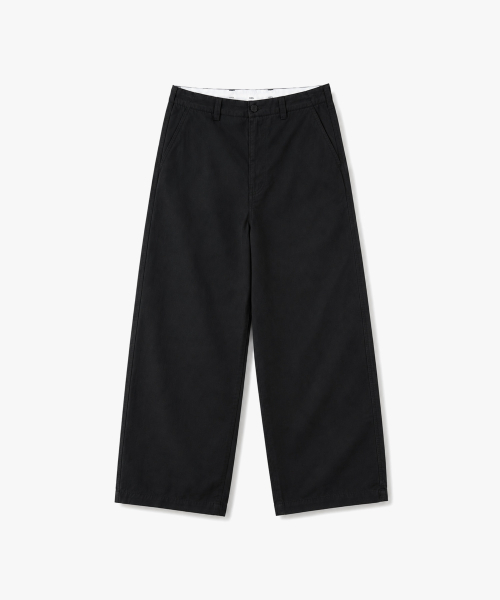 COSTUME O’CLOCK(コスチュームオクロック)の「コットンウォッシュドワイドパンツブラック COOSPT243BLACK(その他パンツ・メンズ・その他・26/28/34/32/30)」の1枚目の写真