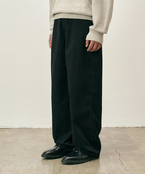COSTUME O’CLOCK(コスチュームオクロック)の「コットンウォッシュドワイドパンツブラック COOSPT243BLACK(その他パンツ・メンズ・その他・26/28/34/32/30)」の12枚目の写真