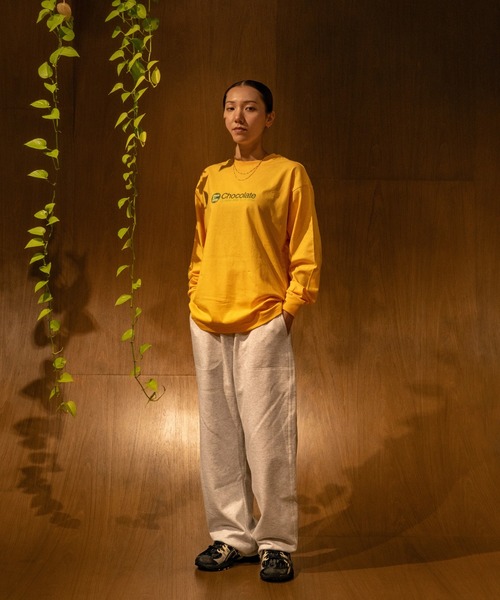 Chocolate Jesus (チョコレートジーザス )の「LIME LOGO LS TEE(Tシャツ/カットソー・メンズ・イエロー・X-LARGE/LARGE/MEDIUM)」の2枚目の写真