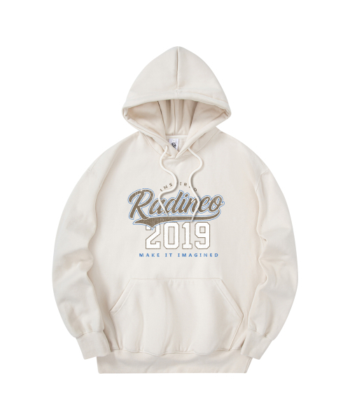 RADINEO(ラディネオ)の「ベーシックロゴフードクリーム(パーカー・メンズ・その他・LARGE/MEDIUM/X-LARGE)」の1枚目の写真