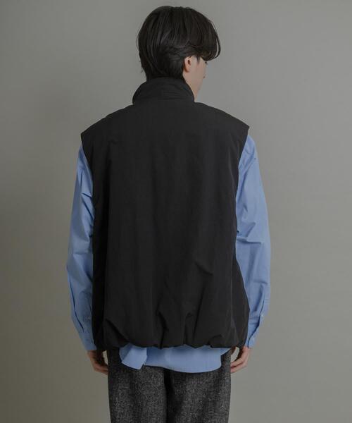 SENSE OF PLACE by URBAN RESEARCH(センスオブプレイスバイアーバンリサーチ)の「ナイロンユーティリティーベスト(ダウンベスト・メンズ・ブラック/チャコールグレー・MEDIUM/LARGE)」の10枚目の写真