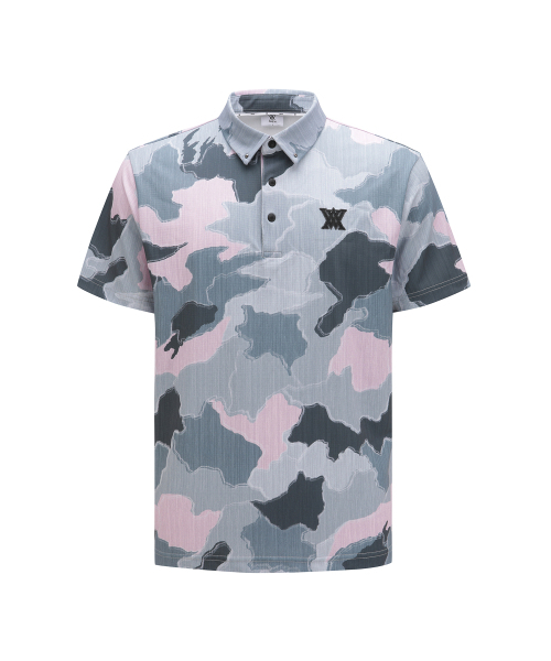 MEN SM WAVE PATTERN SHORT T-SHIRT_LP