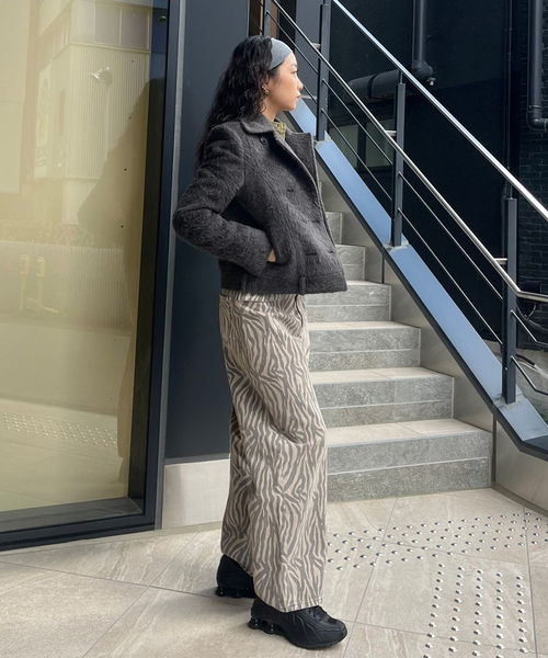 Oriens JOURNAL STANDARD（オリエンス ジャーナルスタンダード）の「ベルトデザインゼブラパンツ（その他パンツ・レディース・ブラウン系その他/ホワイト系その他・36/38）」の22枚目の写真