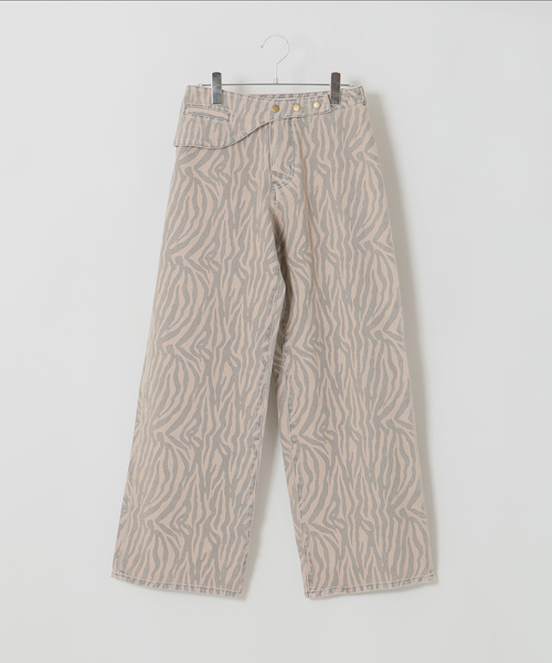 Oriens JOURNAL STANDARD（オリエンス ジャーナルスタンダード）の「ベルトデザインゼブラパンツ（その他パンツ・レディース・ブラウン系その他/ホワイト系その他・36/38）」の8枚目の写真