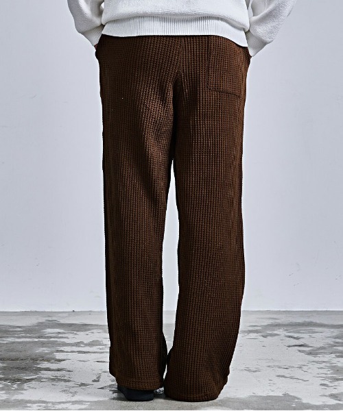 JEMORGAN(ジェーイーモーガン)の「『JEMORGAN LONG JOHNS/ジェーイーモーガンロングジョーンズ』ビッグワッフルフルロングパンツ【+】(スラックス・メンズ・オートミール/杢グレー/ネイビー/ブラウン/ブラック・XL/L/M)」の13枚目の写真
